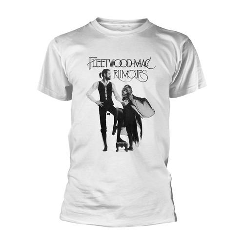 Fleetwood Mac T-Shirt Rumors White Men's Rock Band T-Shirt Men's and Women's Same High Quality Top  men clothing