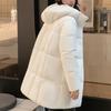 Fashion Woman Winter Coats Hooded Loose Thick Warm Long Parkas Casual Women's Jackets