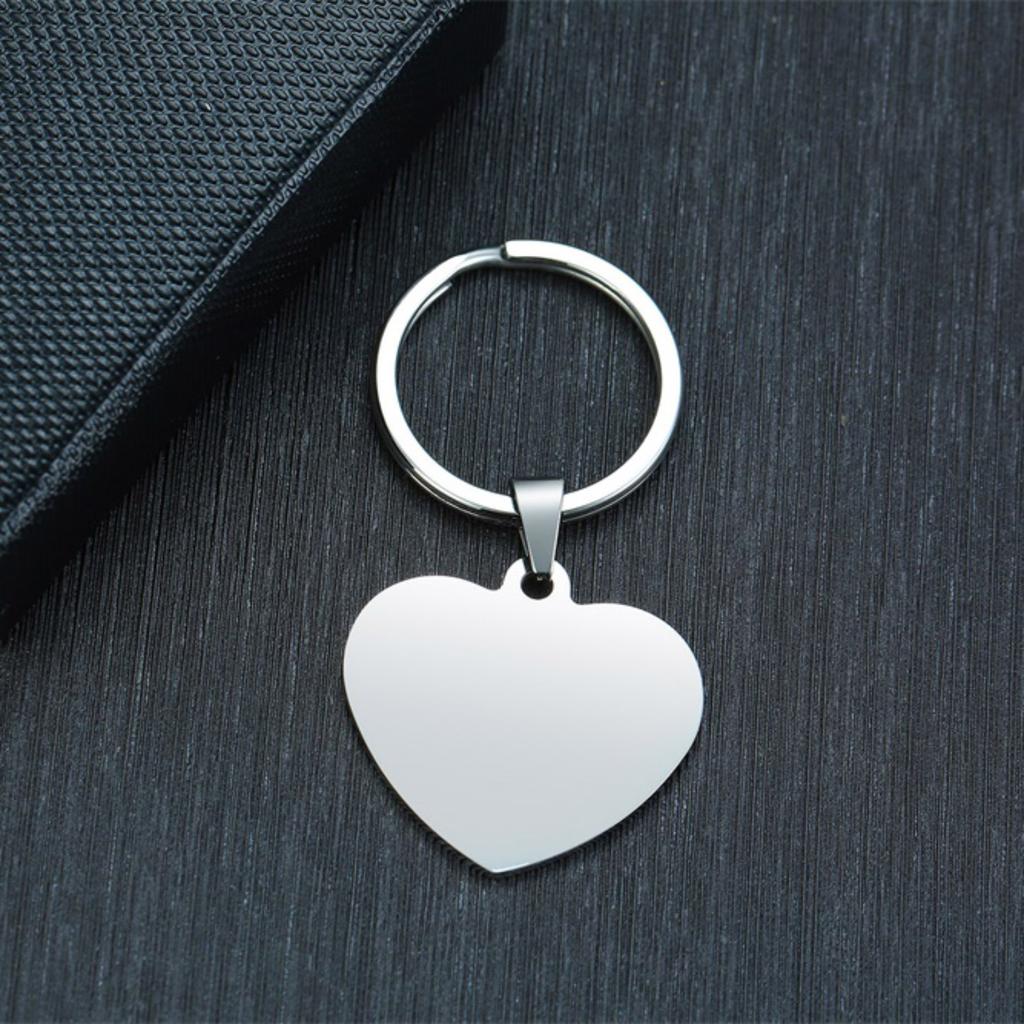 2026 Graduation Gifts Keychain Rectangle ID Tag Keychain Stainless Steel Key Ring for Women Men Collar Accessories Gift