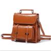 Women's Bag Fashion Spring/Summer College Students Genuine Leather Backpack Shoulder Crossbody Bag