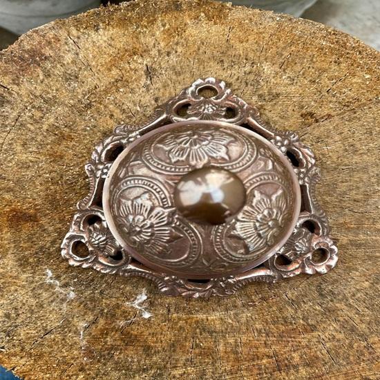 Engraved Brass Desk Bell Office Decor, Customizable