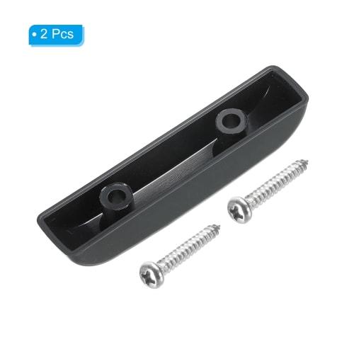 uxcell Bass Thumb Rest, Plastic Finger Rest for Precision Bass, Jazz Bass, and Bridge Guitars, with Screws, Black, 2 Pieces
