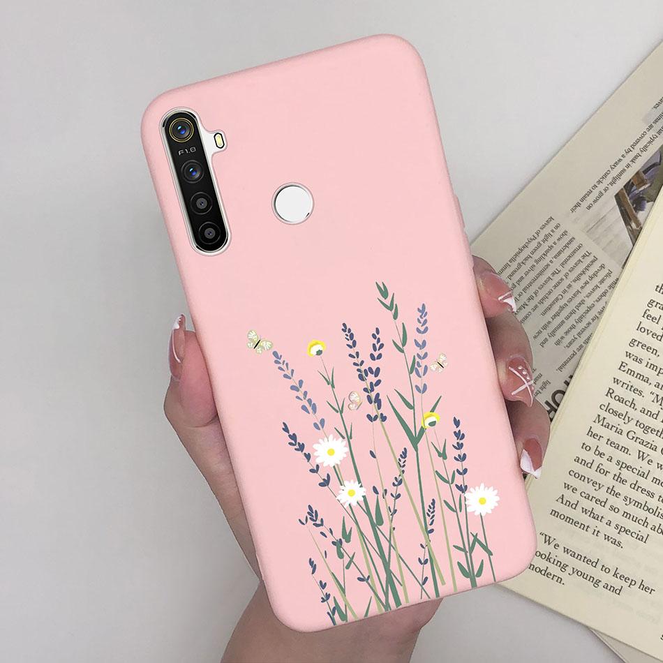For Oppo Realme 5 Pro Oppo Realme 5 5i 5s C3 6i Realme5 5 Pro Realme6i Phone Cases Cute Soft Matte Bumper Back Cover Funda Coque