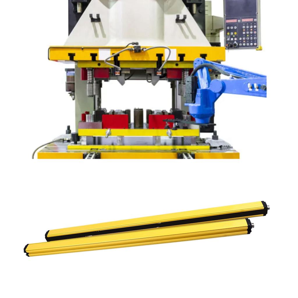 Safety Light Curtain 4 Beam 20mm Spacing Hand Protection Infrared Light Screen Sensor for Punch Hydr