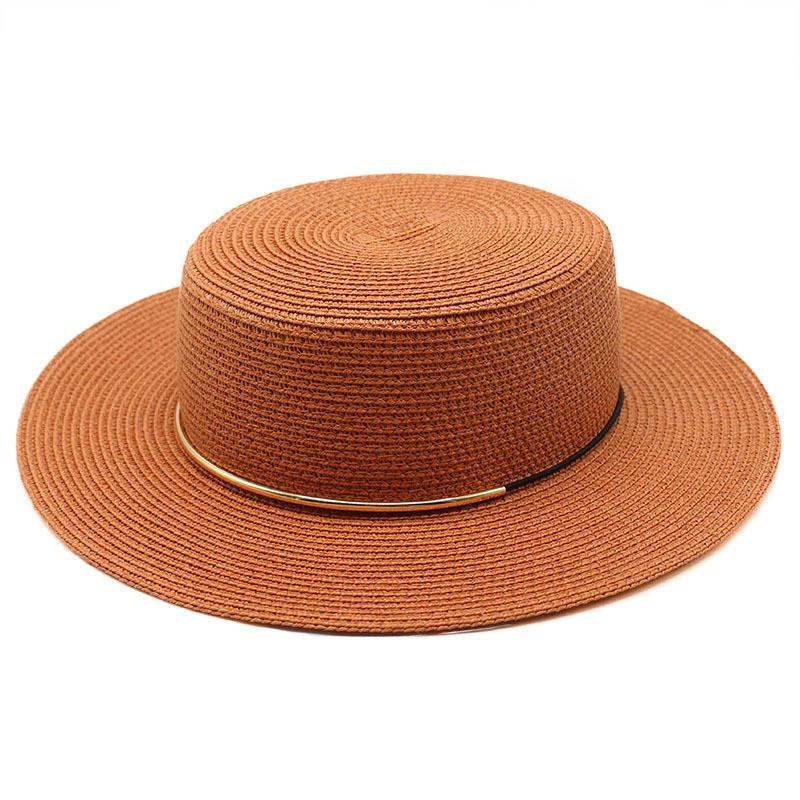 Classic Irish Straw Hat With Wide Brim For Summer Sun Protection And Breathability
