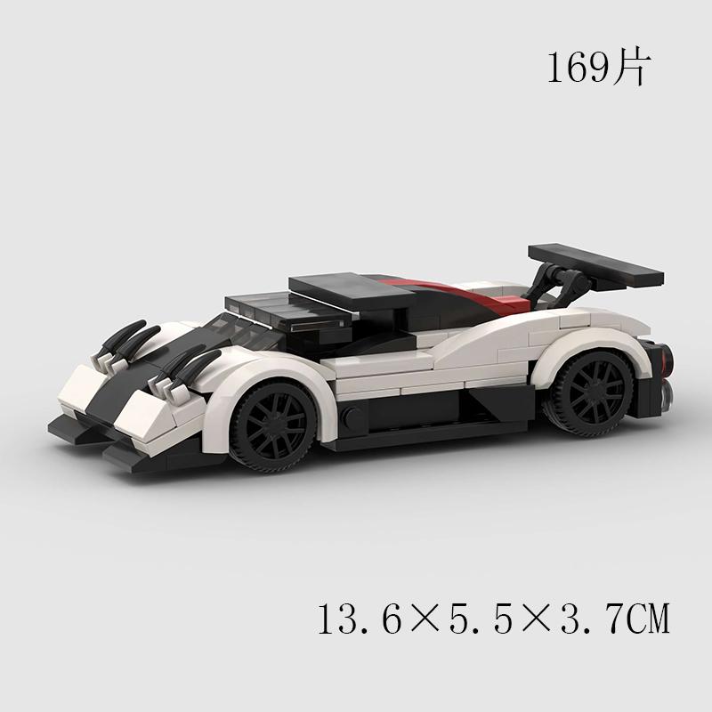 MOC Classical Speed Old Car City Super Racer Model Building Blocks Technical Sports Racing Vehicle Bricks Christmas gift Kid Toy