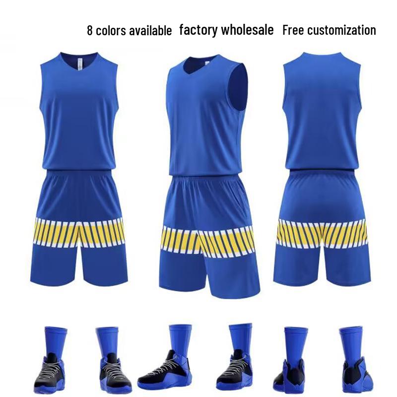 

Junior Basketball Training Shirt and Adult Team Competition Uniform Set S жовтий