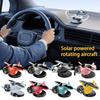 360° Car Solar Airplane Ornaments Car Center Powered Aircraft Interior Decor Ornaments Accessories Car Console A5t3