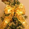 Christmas Decoration LED Ribbon Fairy Lights Christmas Tree Ornaments for Home DIY Bows Light String Navidad New Year 2026