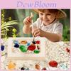 Archaeology Toy For Kids With Diy Gemstone Fossil Excavation Treasure Hunt Activity For Boys And Girls