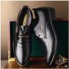 Men's Leather Shoes Lace-Up Casual Shoes Business Dress Men's Shoes Breathable Wedding  Wear-resistant  Men 2024