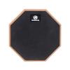 Rubber Drum Pad for Perfect for Beginners and Home Practice 8-inch Practice, Quiet, High-Fidelity, Lightweight, Portable, (Black)