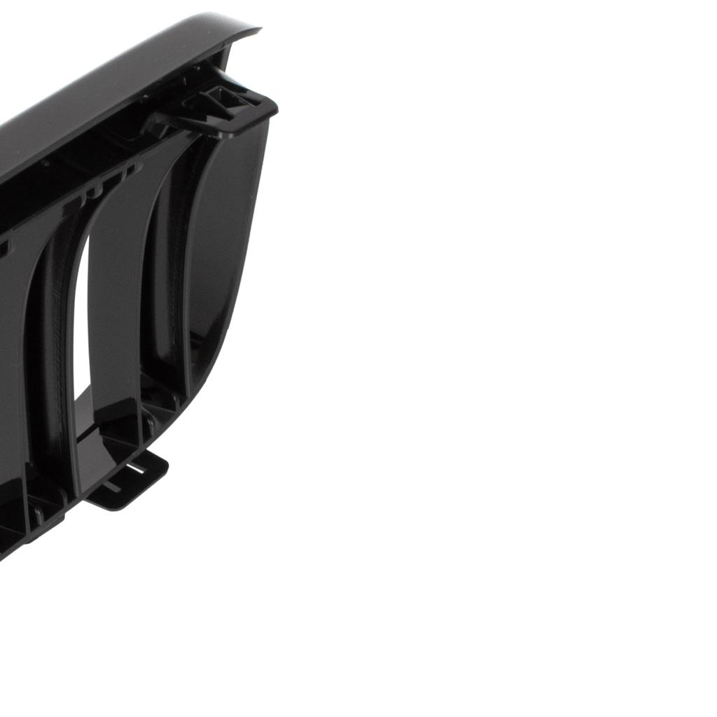 BMW 3 E92 E93 06-10 Kühlergrill-Einsätze zwischen den Scheinwerfern (Nieren) linkes + rechtes Set SCHWARZ GLÄNZEND DOPPELSTREIFEN