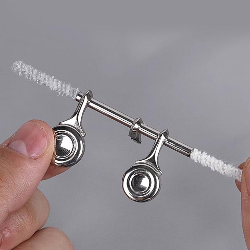 Set mit 100 Baumwoll-Flötenreiniger-Stäbchen Flexible Hygienische Stäbe Geeignet für Holzblasinstrumenten-Wartungswerkzeug