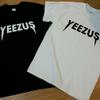 Classic Men Yeezus Letter Short Sleeve T-shirt With Premium Cotton Blend Fabric