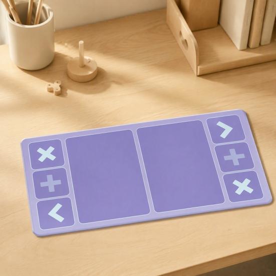 Fidget Spielmatte für Kinder Handelsbrettmatte, Rutschfeste Gummi-Tischmatte 24 x 12 Zoll Spielzeugbrett für Sammler, Geschenk Party