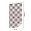 Checkerboard Wallpaper Light Gray and Red 50x1000