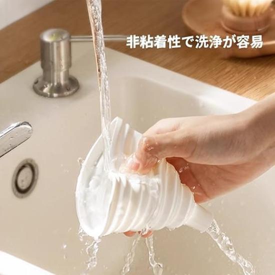Mini Folding Funnel Silica Gel Funnel for Water Liquid Narrow Mouth Portable Kitchen Tool Set of Medium [Amazon Exclusive] Set, Bottles, Transfer,