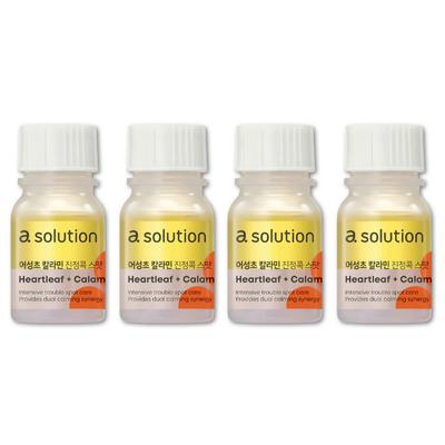 A-Solution Houttuynia Cordata Calamine Soothing Spot + Cosmet Color Mini Comb, 10ml, 4 Pcs