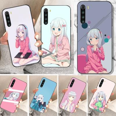 Eromanga Sensei Manga Anime funda de teléfono para Xiaomi Redmi Note 11 10 9T 8 7 Pro Redmi 10 9 9A 9C 8 7 6 funda de teléfono negra suave