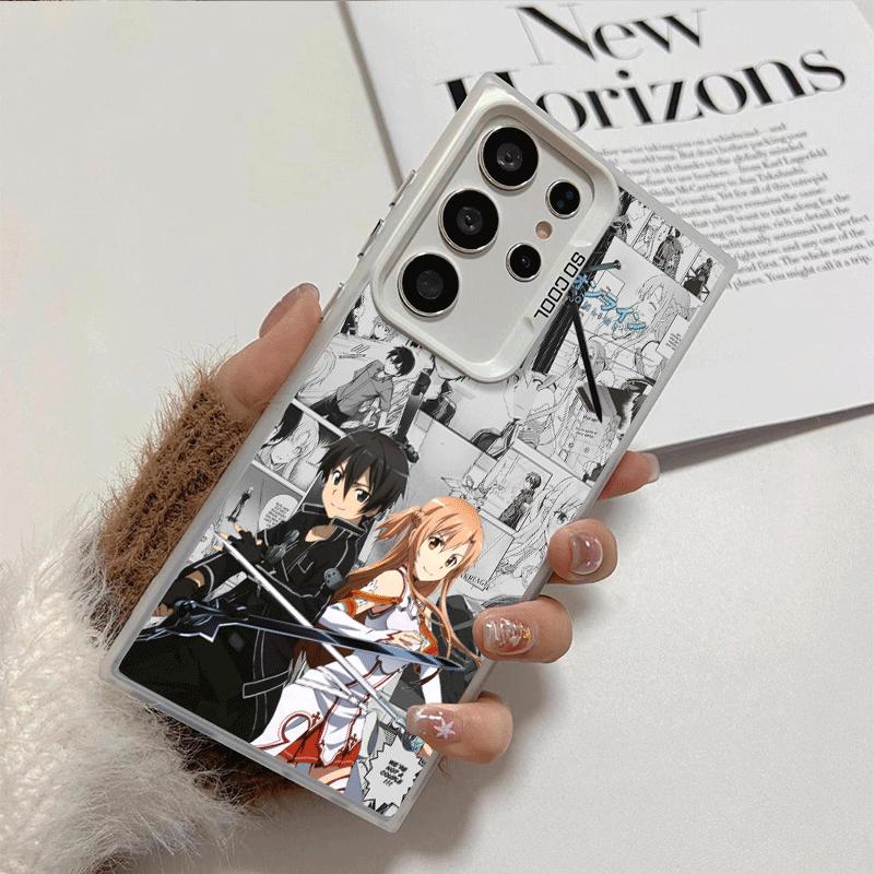 Sword Art Online Anime Shockproof Phone Case for Samsung Galaxy S26 Edge S25 Ultra S24 FE S23 Plus S21 Cover Anti Fall Fundas