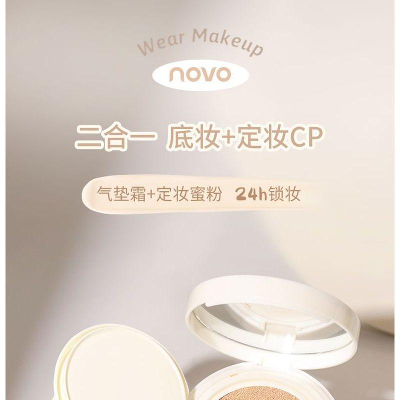 NOVO - Soft Mist Double Layer Air Cushion & Loose Powder - 2 Types
