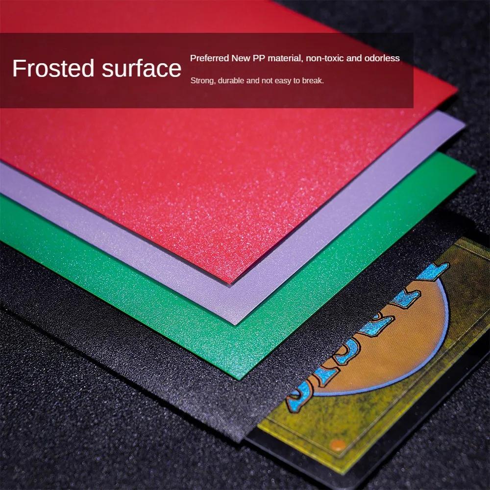 200 PEZZI Buste Standard per Carte da Gioco Carte Collezionabili Buste Doppia Strato Opache per Pokemon MTG Baseball Sport Card Gioco da Tavolo