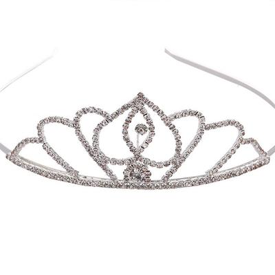 Women Crown Rhinestones Bride Princess Headwear Hair Accessory Wedding Jewelry