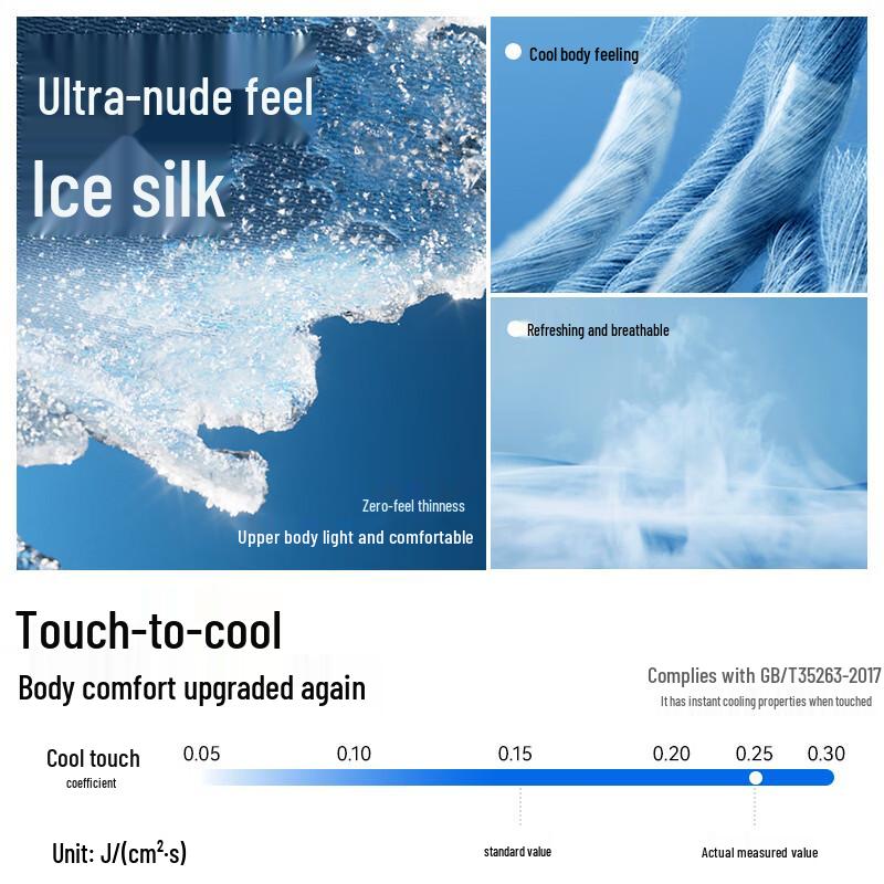 Men's Ice Silk Seamless Antibacterial Boxer Briefs 3-Pack