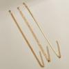 SUMENG 2024 New 3pcs/set Gold Color Simple Chain Anklets For Women Beach Foot Jewelry Leg  Ankle Bracelets Accessories