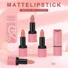 DragonRanee Heart-shaped Waterproof Long-lasting Non-transfer Velvet Matte Nude Lipstick