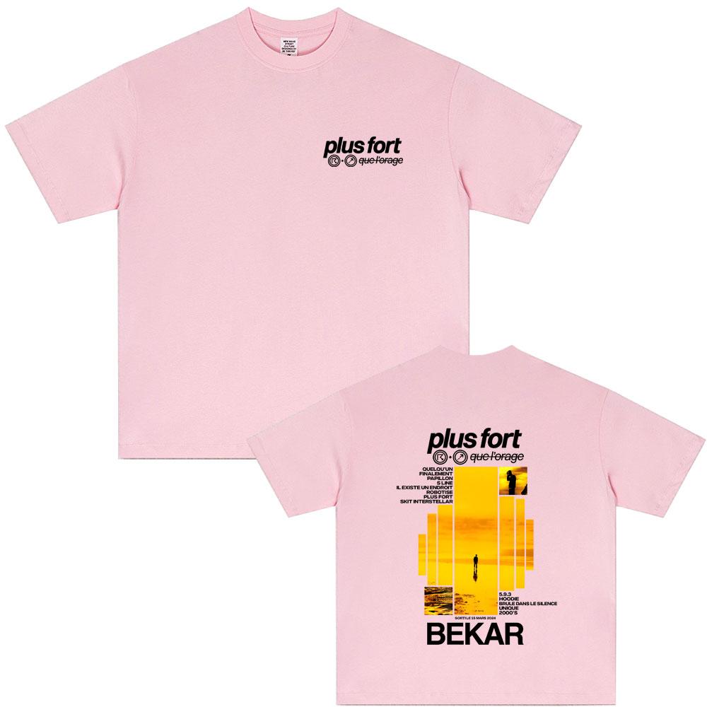 Rapper Bekar Plus Fort Album Graphic Tshirt Unisex Women Hip Hop Fashion Pop Music Tshirt Unsiex High Quality Soft Cotton T Shirts