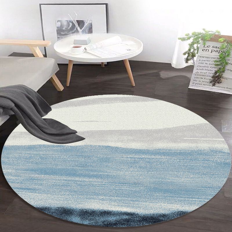 Splash Ink Bedroom Decor Round Carpet Fluffy Soft Lounge Rug Modern Simple Carpets for Living Room Washable Luxury Cloakroom Mat