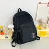 New high-value fresh and sweet candy-colored cartoon embroidered backpack female junior high school backpack