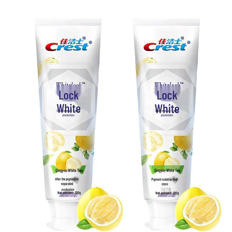 Crest Dual-Color Lock White Toothpaste
