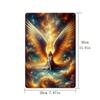 Iron Wall Art Angel Wings Decor for Home Living Room Bedroom Kitchen Halloween Gift