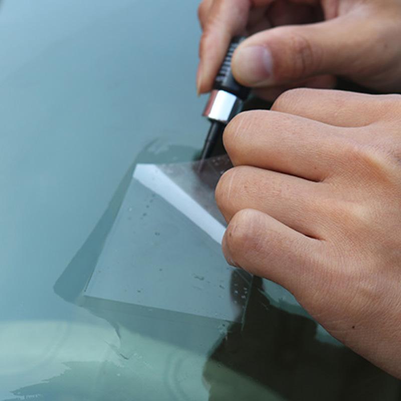 Three-piece Set Car Glass Repair Window Cracks Gone Kit Remove Scratch Automobile Truck Motorcycles Broken Repair Windscreen Crack Recovery Set
