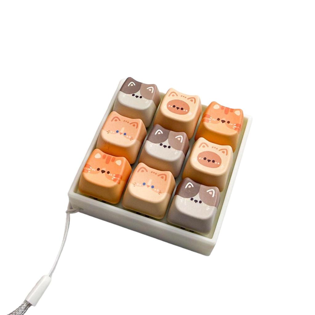 Cat Keycap Tester Stress Relief Toy - Blue Switch Mechanical Sound