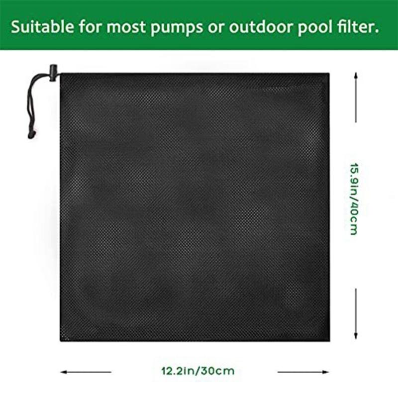 Große Maschen Pumpenfilterbeutel Teichpumpenfilterbeutel für effektive Teichpflege und Schwimmbecken