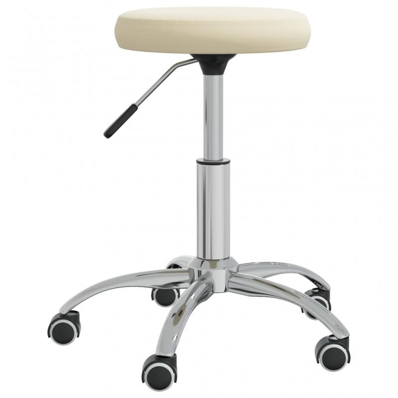 Día y Noche - Día y Noche Taburete de masajes terciopelo Crema