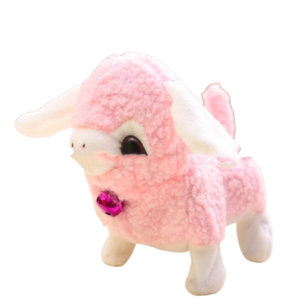 

Симуляция Бега Пения Движений Ягненка Ходьба Интерактивная Альпака Подарок на День Рождения розовый