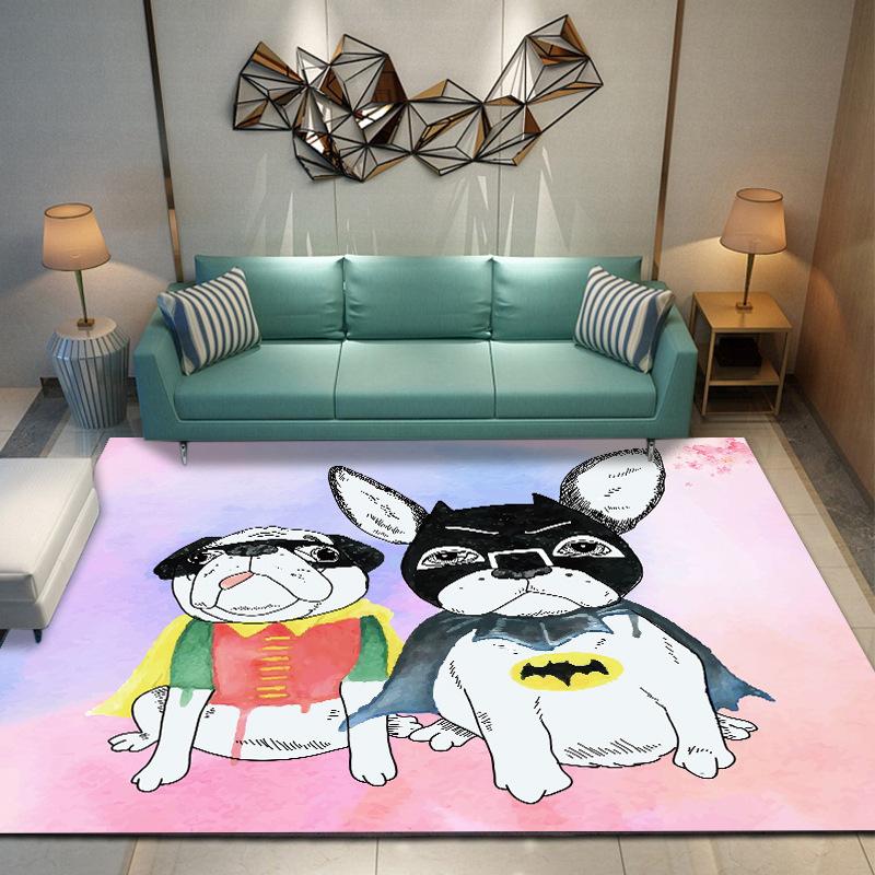 

European Household Carpet Floor Mat Living Room Bedroom Coffee Table Floor Mat 40X60cm upgrade encryption