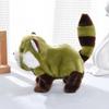 Electric Plush Red Panda Toy Interactive Walking Tail Wagging Raccoon Doll Handmade Toddlers Educational Simulation Stuffed Animal Toy