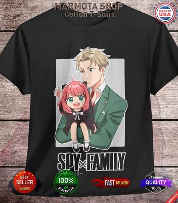 Spy X Family T-Shirt Anya Forger Yor Loid Anime Maglietta Giapponese Manga Kawaii