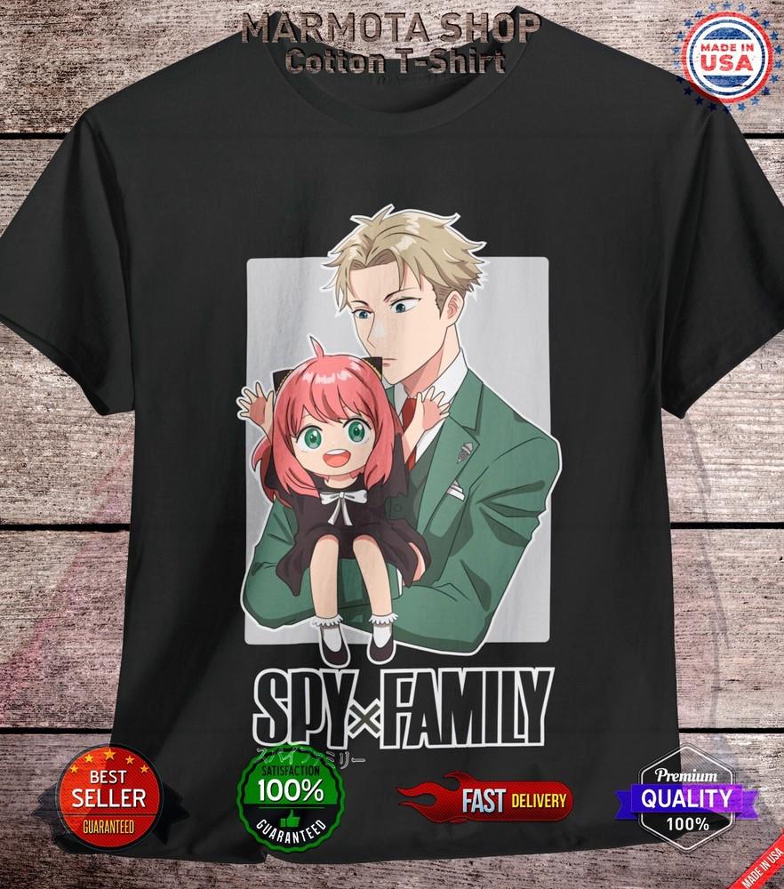 Spy X Family T-Shirt Anya Forger Yor Loid Anime Japanese Tee Shirt Manga Kawaii
