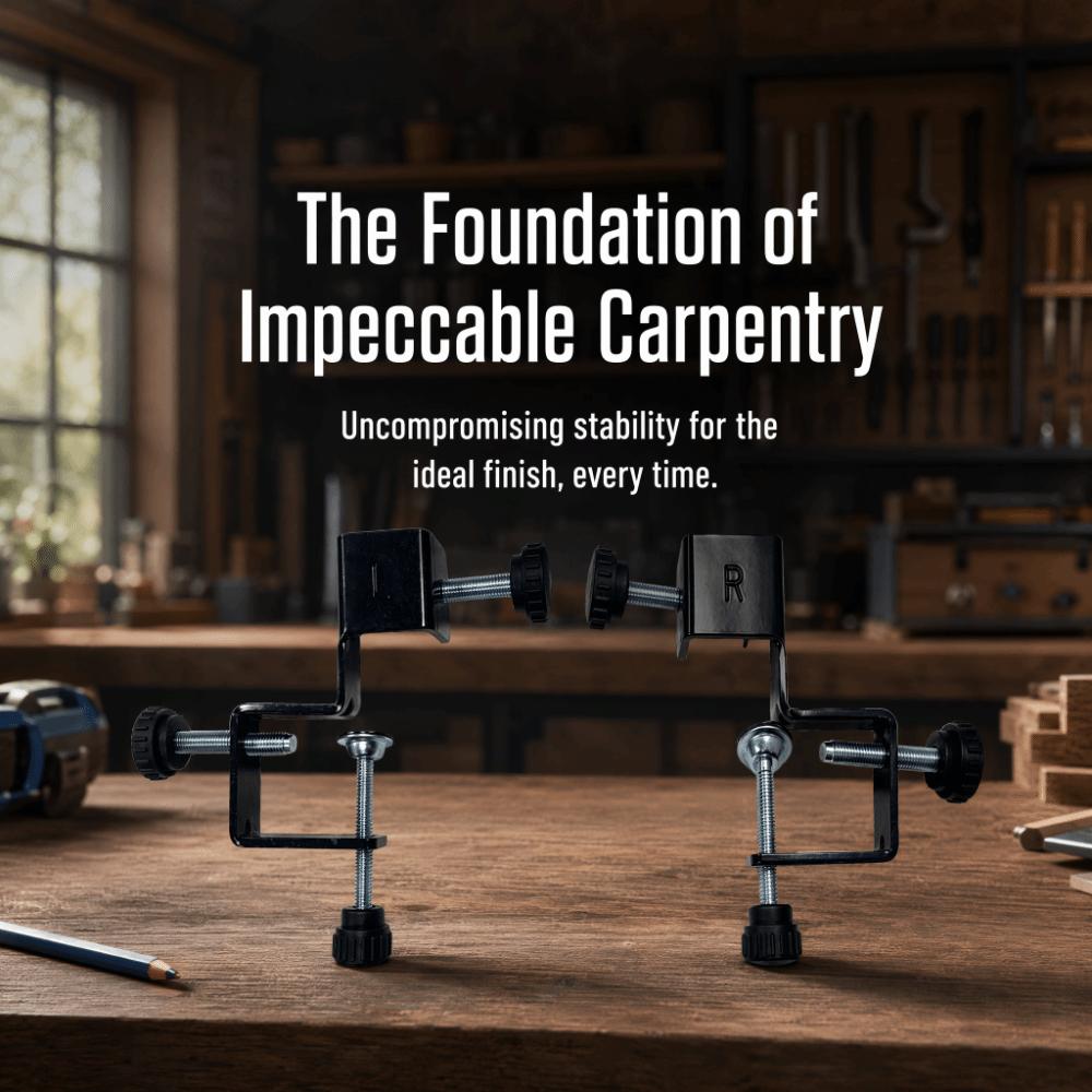 2pcs Drawer Front Panel Clamps Cabinet Hardware Jig Drawer Front Mounting Clips Woodworking