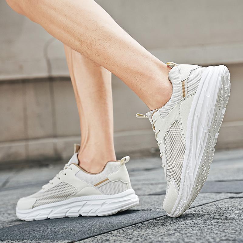 38-48 Summer Men's Sports Shoes Breathable Casual Shoes Flying Weaving Outdoor Running Shoes