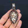 Wild Horse, Moonstone Gemstone Pure Copper Wire Wrapped Designer Handmade Pendant Jewelry For Woman