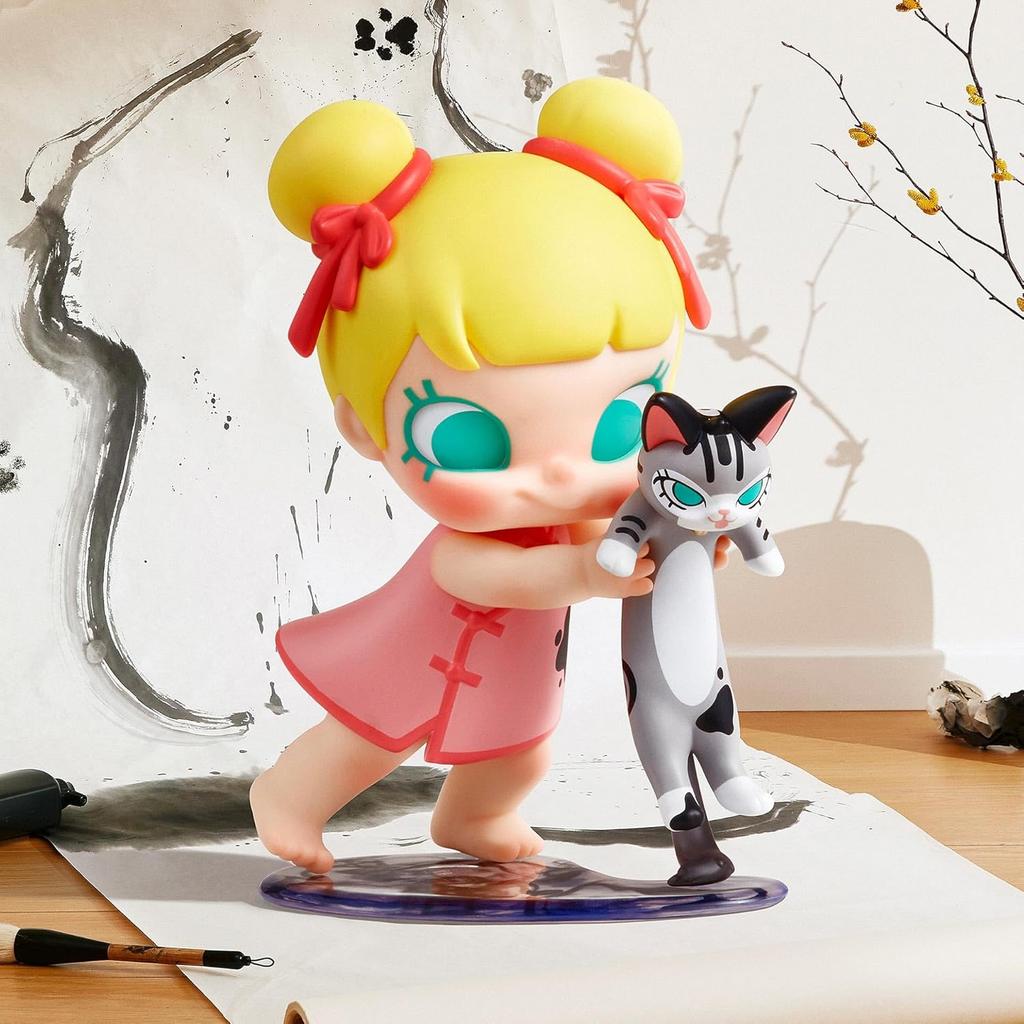 POP MART Baby Molly & Baby Tabby Series Figures Blind Box Figures, Holiday Birthday Gifts for Girls and Boys, Single Box