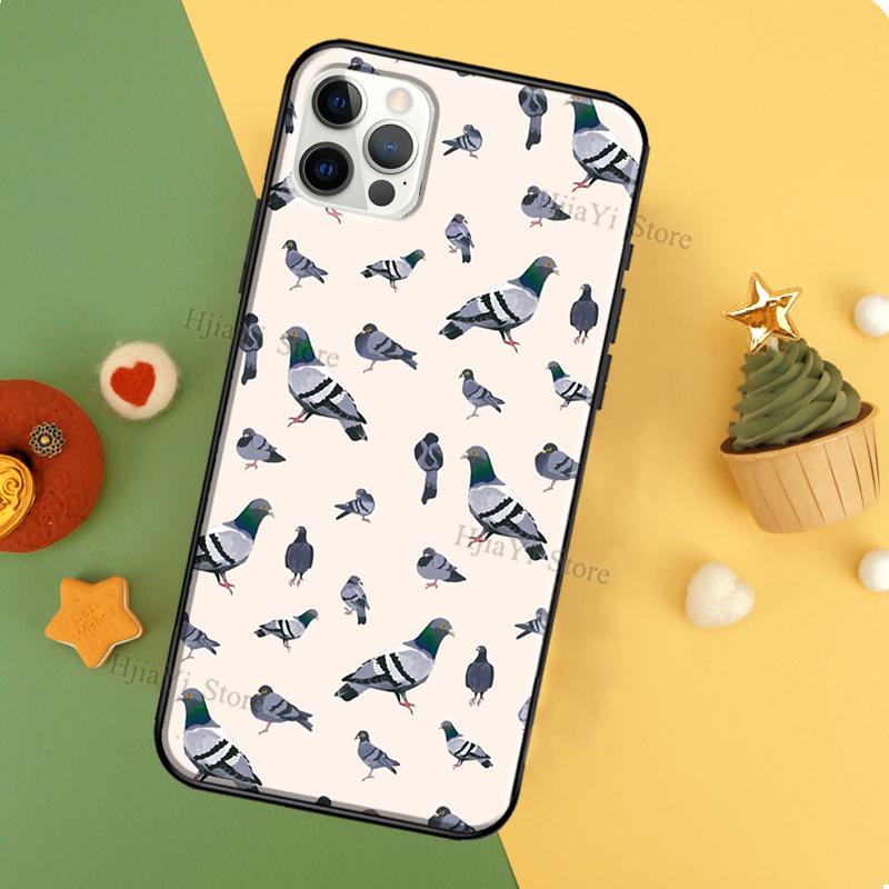 Pigeons Collage Coque Phone Case For iPhone 11 14 12 Pro Max 13 Pro XS MAX 6 7 8 Plus 5S SE 2020 X XR Cover